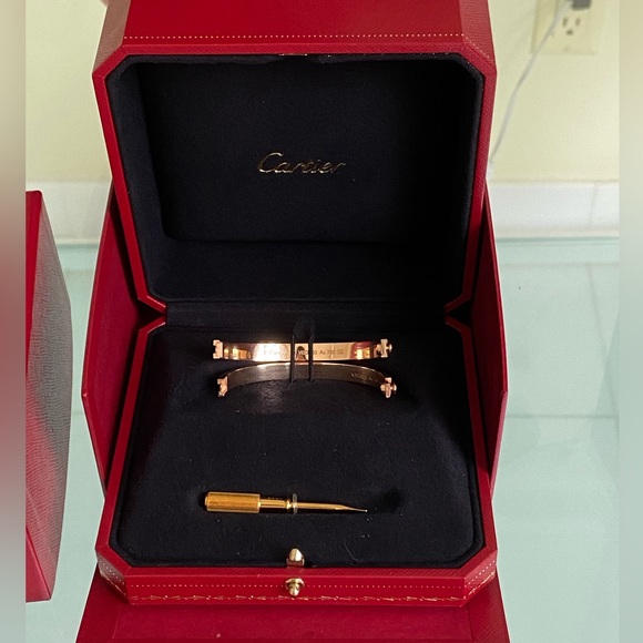 Cartier Love Bracelet in Rose Gold, Brand New - Picture 2 of 7